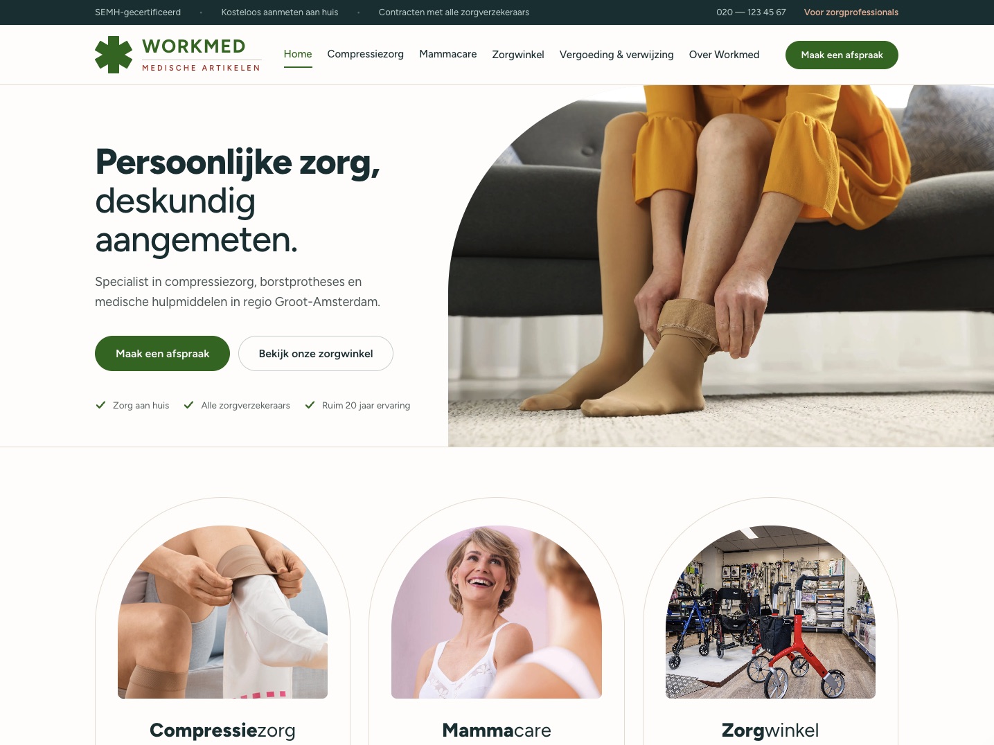 Screenshot workmed.nl